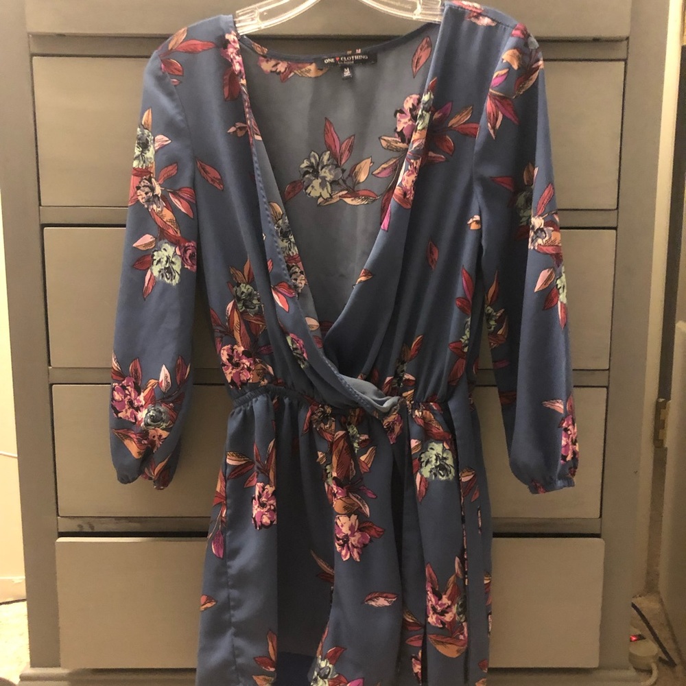 Floral Shorts romper